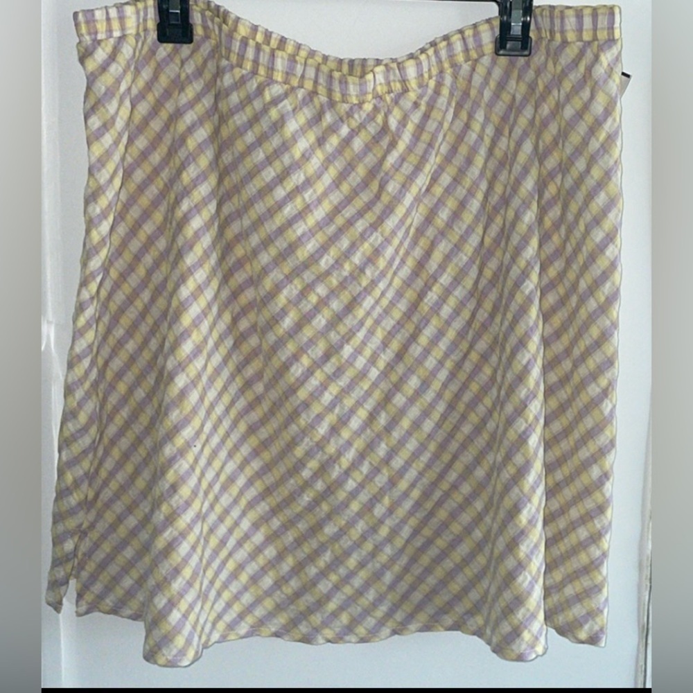 Forever 21 Plaid A-Line Skirt